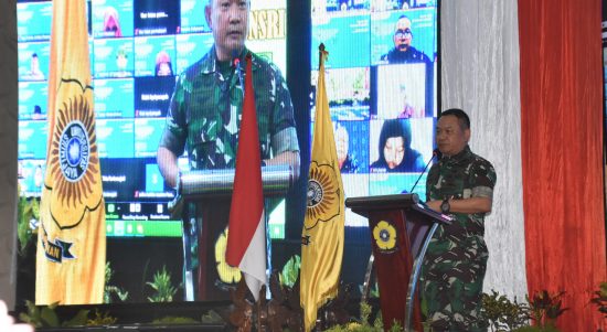 Kasad Jendral TNI Dudung Abdurachman Beri Kuliah Umum Mahasiswa UNSRI, Senin (07/03/2022), (V24/AL)