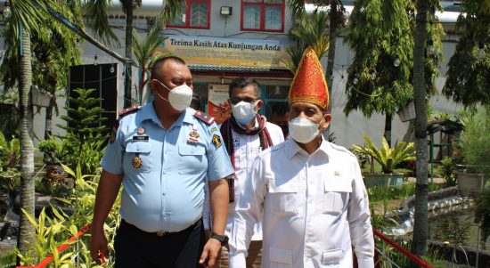 Tinjau Over Kapasitas 350 Persen, Komisi III DPR RI Apresiasi Keamanan Dan Ketertiban Rutan I Medan Kanwil Kemenkumham Sumut, Senin (07/03/2022), (V24/Jacky)