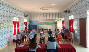 Ketua ZI Rutan Perempuan Medan Kanwil Kemenkumham Sumut Julitri Roma Pasaribu SH, MH Gelorakan Semangat Menuju WBBM 2022 , Rabu (09/03/2022), (V24/Jacky)