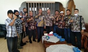 PD II GM FKPPI Sumut dan Jajaran Melakukan Audiensi dengan Plt Bupati Langkat H. Syah Afandin, SH, Rabu (09/03/2022), (V24/Jacky)