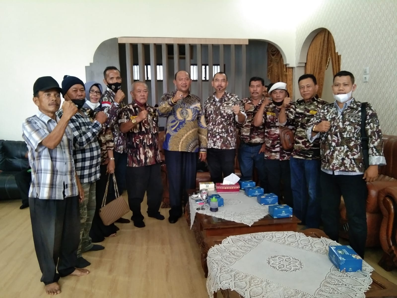 PD II GM FKPPI Sumut dan Jajaran Melakukan Audiensi dengan Plt Bupati Langkat H. Syah Afandin, SH, Rabu (09/03/2022), (V24/Jacky)