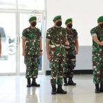 TNI Mengucapkan Kata Sambutan Dalam Formasi, Sabtu (12/03/2022), (V24/AL)