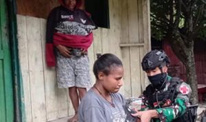 TNI Melalukan Pemeriksaan, Sabtu (12/03/2022), (V24/AL)