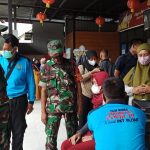 Babinsa Menjaga Tempat Agar Kondusif, Sabtu (12/02/2022), (V24/Madli)