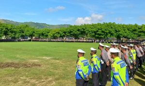 Personel Gabungan Sedang Berjemur di Pagi Hari, Selasa (15/03/2022), (V24/AL)