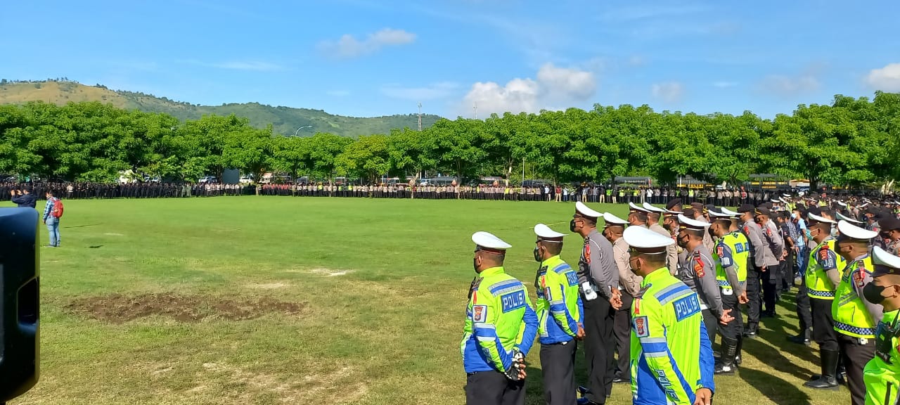 Personel Gabungan Sedang Berjemur di Pagi Hari, Selasa (15/03/2022), (V24/AL)