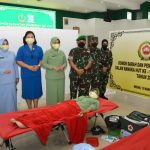 Beliau Melaksanakan Donor Darah, Selasa (15/03/2022), (V24/M.anwar)