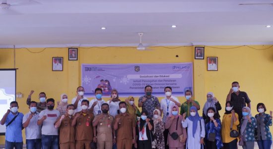Sosialisasi Membahas Cara Menghentikan Penyebaran Covid-19, Kamis (17/03/22), (V24/Jacky)