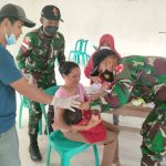 TNI Membantu Balita, Kamis (17/03/22), (V24/AL)