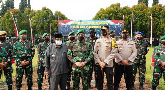 TNI AD Sedang Melaksanakan Latihan, Sabtu (19/03/2022), (V24/AL)