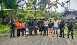 Anak Perbatasan Gemar Bermain Bola Voli, Rabu (23/03/2022), (V24/AL)