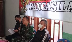 Warga Berkumpul Untuk Sosialisasi, Kamis (24/03/22), (V24/AL)