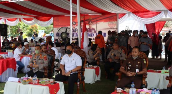 Beliau Hadir di Vaksinasi, Rabu (23/03/2022), (V24/AL)