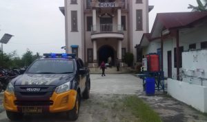 Polresta Memantau Ibadah Minggu di Mendung Hari, Minggu (20/03/2022), (V24/AL)