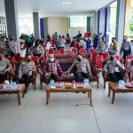 Kapolda dan Kapolri Menghadiri Vaksinasi Massal, Kamis (24/03/22), (V24/AL)