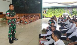 Calon Prajurit Mengikut Selesksi Kesehatan, Kamis (24/03/2022), (V24/A,L)
