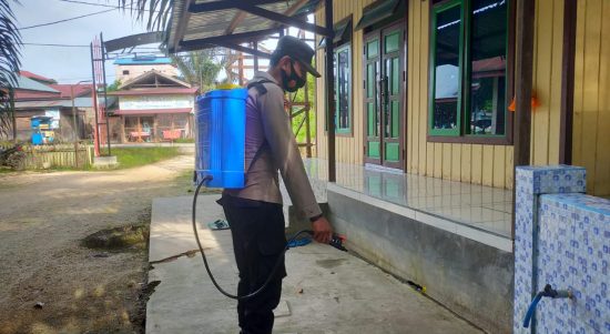 Selain Menolong Masyarakat, Polres Ikut Menolong Virus yang Kepanasan, Rabu (23/03/2022), (V24/AL)