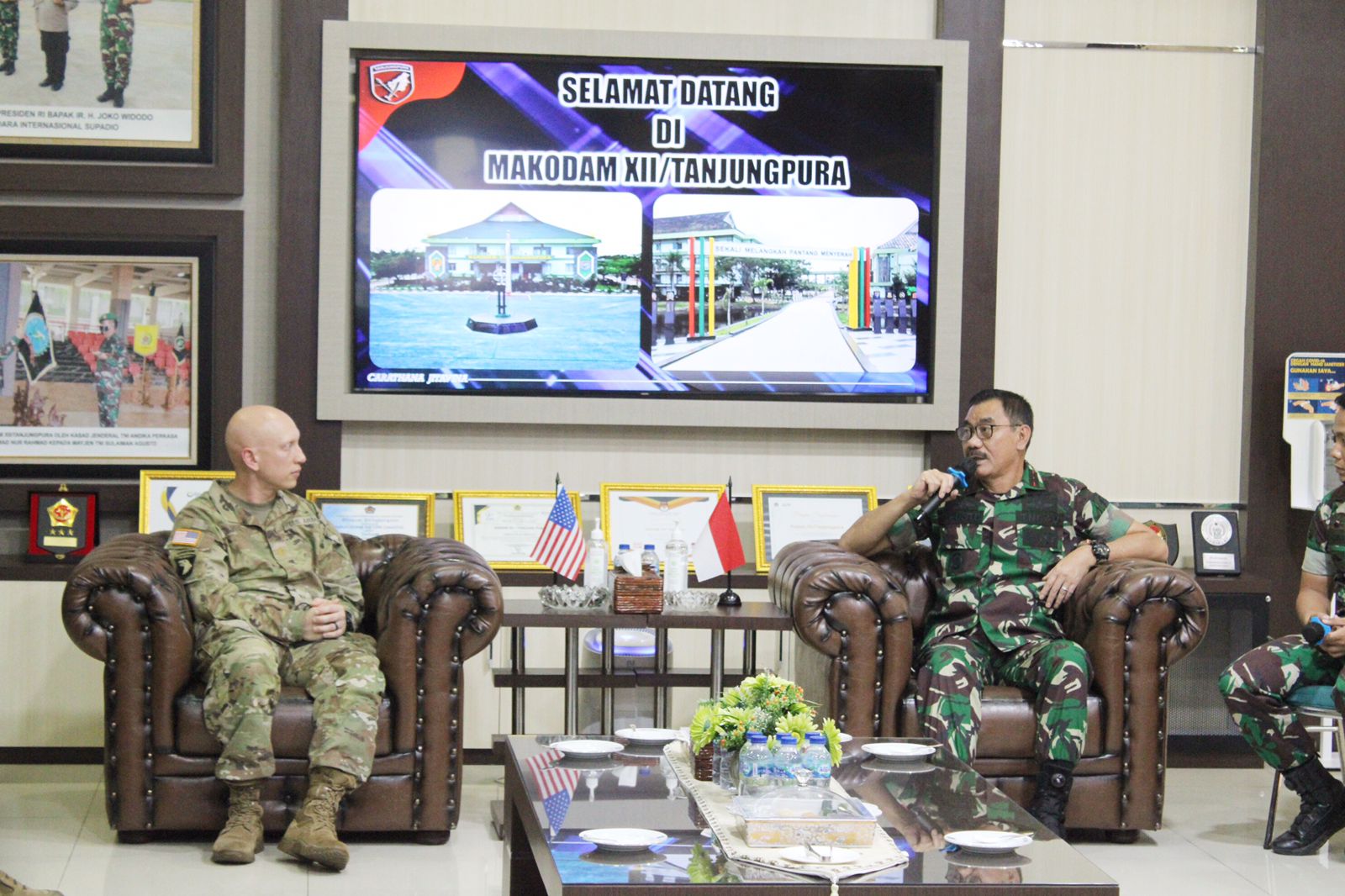 US Army Hadir di Kubu raya Bersama TNI AD, Jumat (25/03/2022), (V24/Dedi)