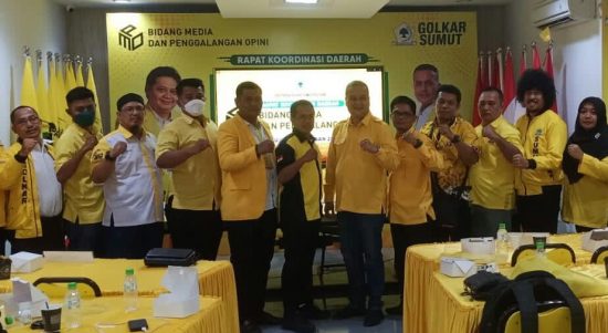 Partai Golkar Melakukan Sosialisasi Terkait Media dan Opini, Jumat (25/03/2022), (V24/Jacky)
