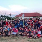 Anggota Ponus Football Club , Senin (28/03/2022), (V24/Jacky)