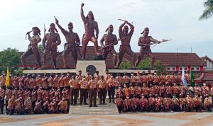 Pemuda Pramuka Melindungi Sejarah, Senin (28/03/2022), (V24/Madli)