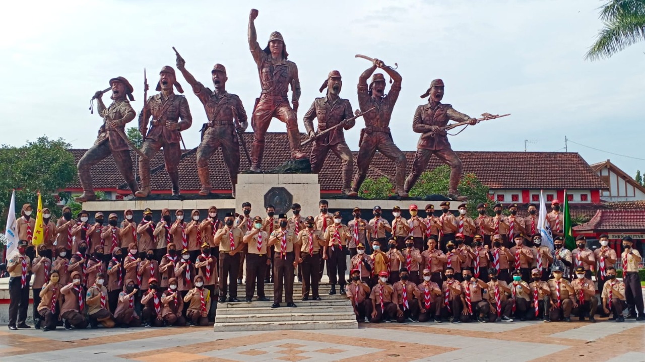 Pemuda Pramuka Melindungi Sejarah, Senin (28/03/2022), (V24/Madli)