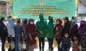 Persti Menolong Warga Dalam Kesulitan, Senin (28/03/2022), (V24/Madli)