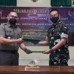Kadislitbangad Tanda Tangani Perjanjian Kerja Sama , Minggu (27/03/2022), (V24/AL)
