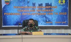 Kainfolahtadam I/BB Memberikan Wawasan Teknologi, Senin (28/03/2022), (V24/M.anwar)
