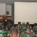 TNI Sedang Melakukan Binaan Prajurit, Selasa (29/03/2022), (V24/AL)