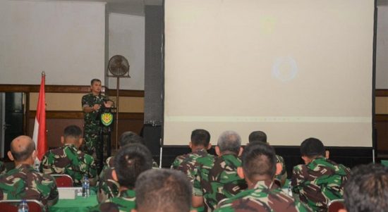 TNI Sedang Melakukan Binaan Prajurit, Selasa (29/03/2022), (V24/AL)