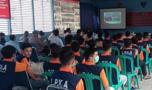 Lapas Anak Mendapatkan Binaan Terhadap Covid-19, Selasa (29/03/2022), (V24/Dedi)
