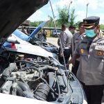Polri Melakukan Uji Kelayakan Kendaraan, Selasa (29/03/2022), (V24/AL)