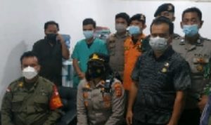 Polsek Sedang Rapat dan Menghimbau Warga yang Suka Kemana-mana, Kamis (31/03/2022), (V24/M.anwar)