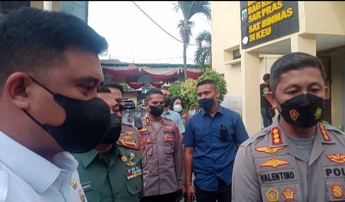 Kapolrestabes Medan Kombes Pol Valentino Alfa Tatareda SH SIK MSi, Rabu (27/4/2022).