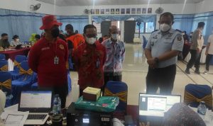 Warga Binaan Diberikan Vaksin Tahap 3, Kamis (31/03/2022), (V24/M.anwar)