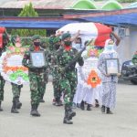 Pemakan Personel TNI bersama Istrinya Berlangsung Lancar, Jumat (01/04/2022), (V24/AL)
