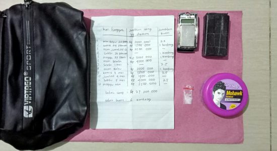Pelaku Mampu Mencatat Pembelilan Barang Haramnya dan Ingin Gaya Mohawk, Minggu (03/04/2022), (V24/Reza)