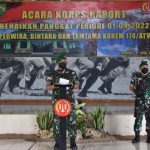 Personel TNI Naik Pangkat, Jumat (01/04/2022), (V24/AL)