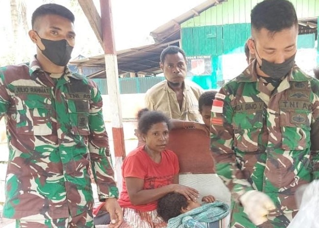 Satgas Siap Melayani Warga yang Sakit, Senin (04/04/2022), (V24/AL)