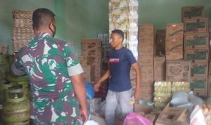 Babinsa Mencegah Kecurangan Penjual LPG, Selasa (05/04/2022), (V24/AL)