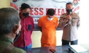 Polsek Menangkap Pelaku yang Berbuat Keji, Rabu (06/04/2022), (V24/Dedi)