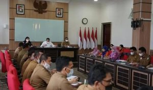 Rapat Pengembangan Lahan Digelar Dalam Ruangan, Selasa (05/04/2022), (V24/AL)