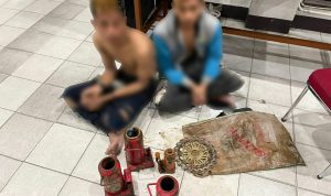 Pelaku Pencurian Diamankan Oleh Polre Kubu Raya, Jumat (01/04/2022), (Foto: V24/Dedi) Pelaku Pencurian Diamankan Oleh Polre Kubu Raya, Jumat (01/04/2022), (Foto: V24/Dedi)
