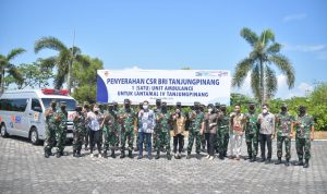 Danlantamal IV Mendapatkan Mobil Ambulan, Selasa (12/04/2022), (Foto: V24/AL)