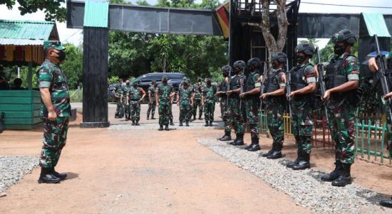 Ingat! Prajurit Itu Harus Hitam dan Terlihat Sangar, Jika Tidak Nanti Ada Pinalty, Selasa (12/04/2022), (Foto: V24/AL)