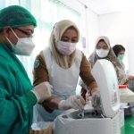 Seluruh Penghuni Rutan Diuji Keseehatannya Melalui Lab Kesehatan, Selasa (12/04/2022), (Foto: V24/M.anwar)