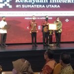 Kegiatan Roving Seminar Kekayaan Intelektual Yang Diselenggarakan Oleh Direktorat Jendral Kekayaan Intelektual, Rabu (13/04/2022), (Foto: V24/VINA)