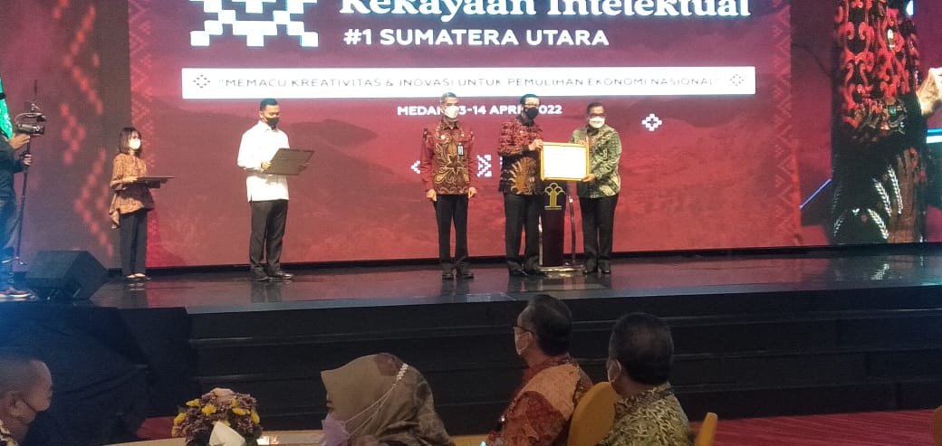Kegiatan Roving Seminar Kekayaan Intelektual Yang Diselenggarakan Oleh Direktorat Jendral Kekayaan Intelektual, Rabu (13/04/2022), (Foto: V24/VINA)