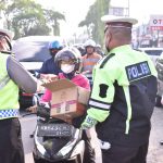Polres Kubu Raya Berkomitmen Menciptakan Kamseltibcarlantas yang Kondusif Dan Aman, Kamis (14/04/2022), (Foto: V24/AL)